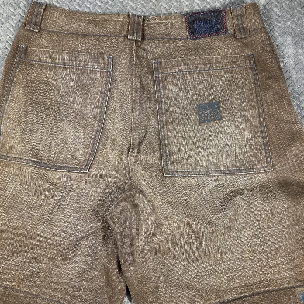 Vintage Y2K Marithe Francois Girbaud Shuttle Tape Cargo Pants Mens 36x34 Brown